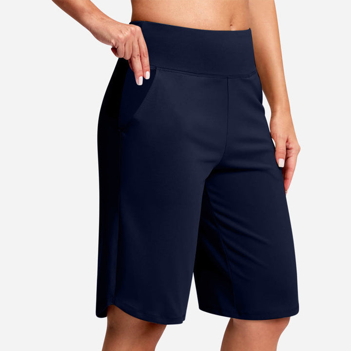 Elena | Refined High Waist Pocket Bike Shorts