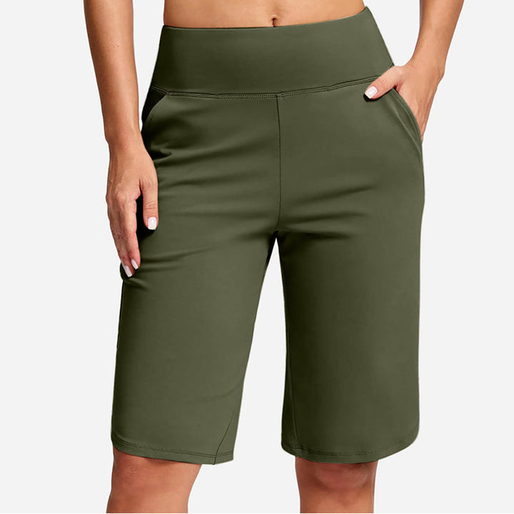 Elena | Refined High Waist Pocket Bike Shorts