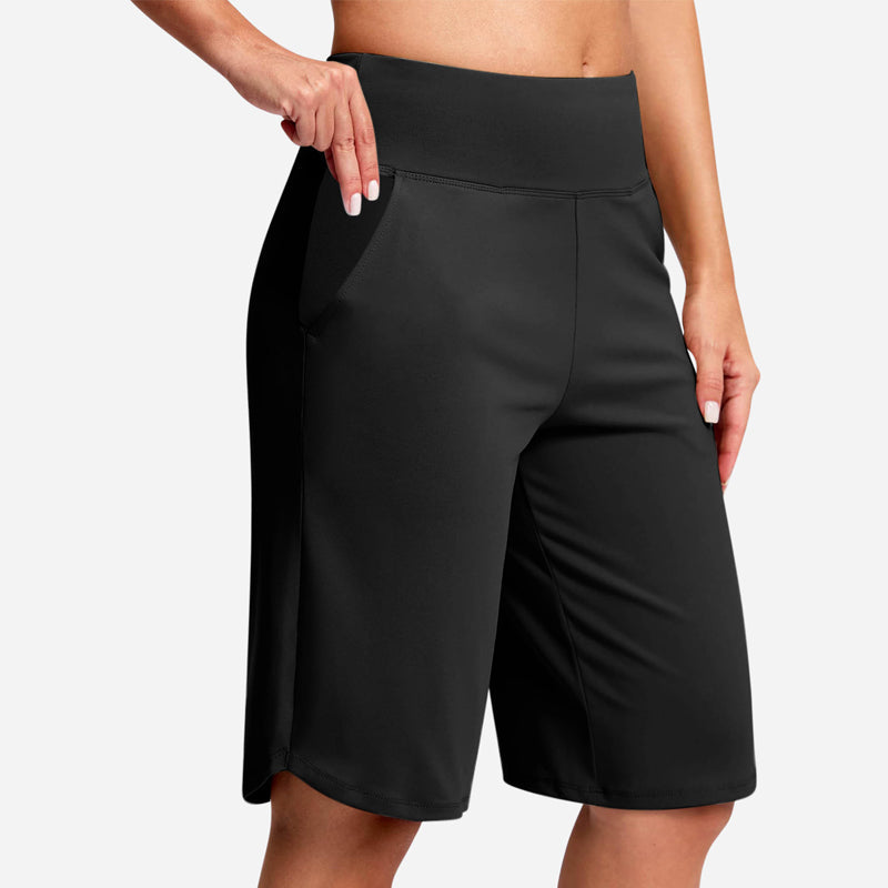 Elena | Refined High Waist Pocket Bike Shorts