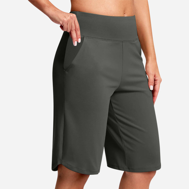 Elena | Refined High Waist Pocket Bike Shorts