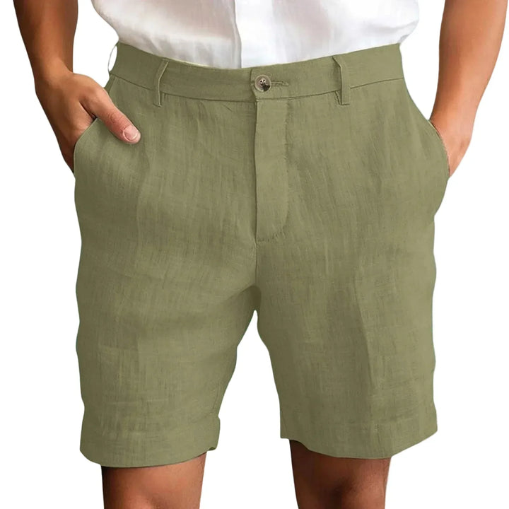 Eli | Stylish Tailored Linen Shorts