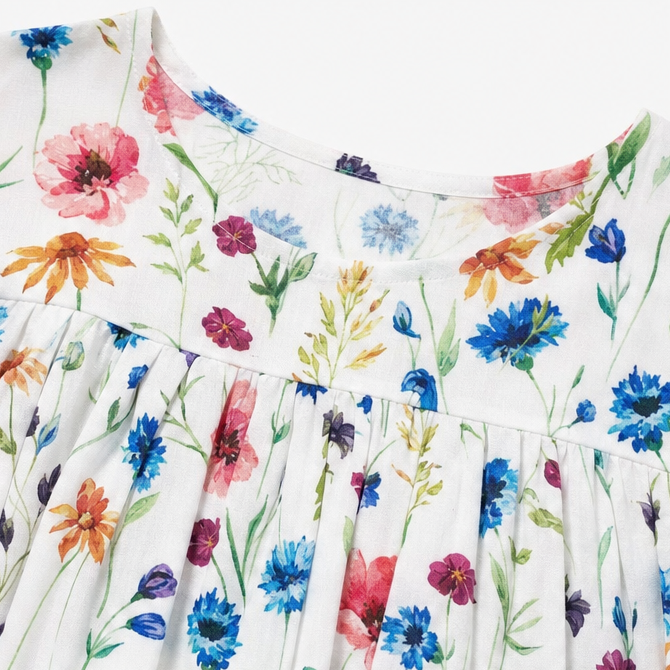 Eliana | Stylish Floral Midi Summer Dresses with Pockets