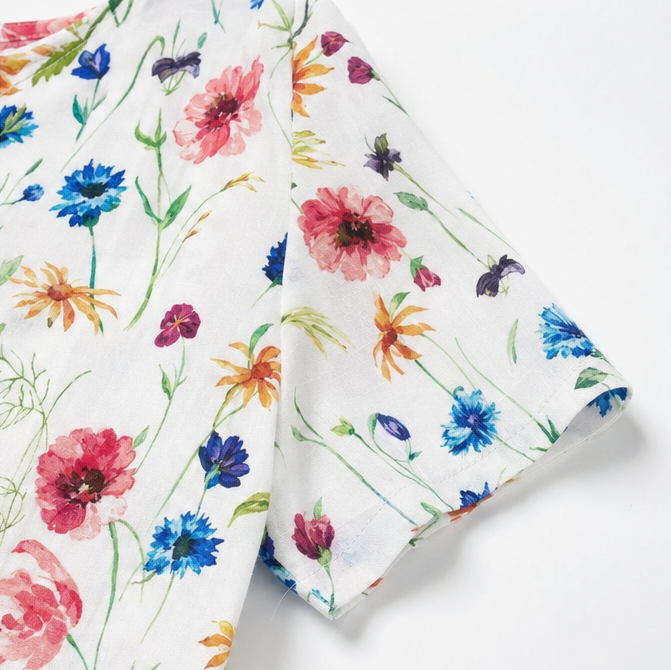 Eliana | Stylish Floral Midi Summer Dresses with Pockets