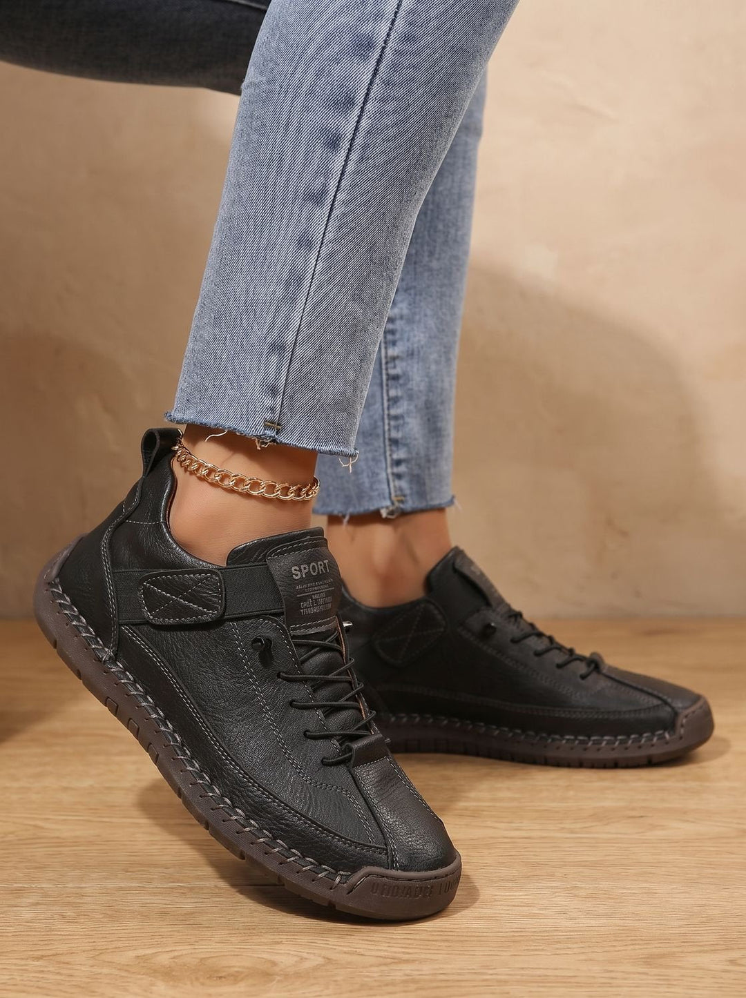 Elodie | Elegant Wide-Fit Orthopedic Slip-On Sneakers