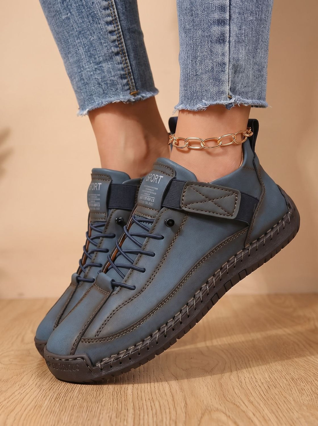 Elodie | Elegant Wide-Fit Orthopedic Slip-On Sneakers