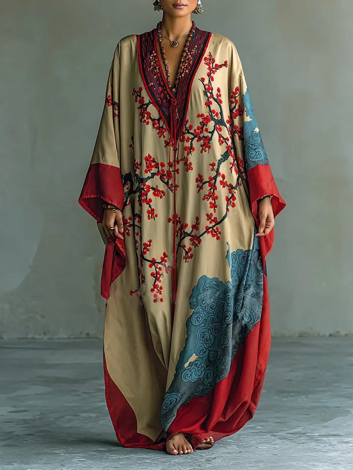 Emilia | Effortless Floral Maxi Kaftan Summer Dresses