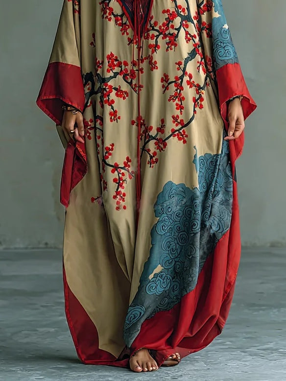 Emilia | Effortless Floral Maxi Kaftan Summer Dresses