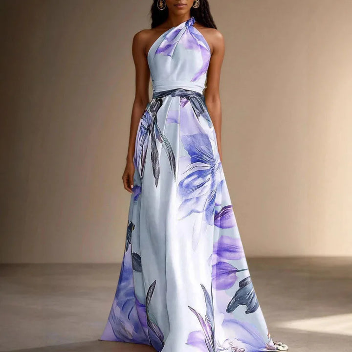 Emily | Chic Floral Halterneck Maxi Summer Dresses