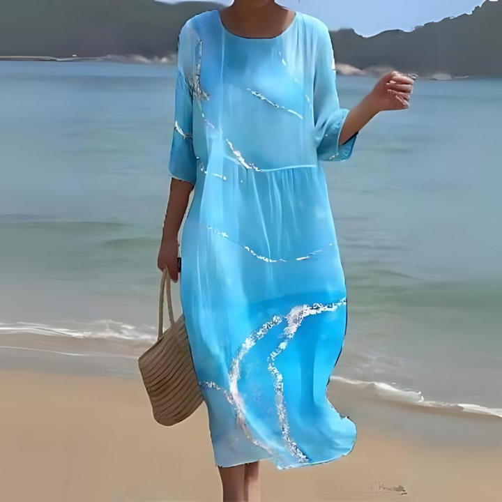 Emily | Timeless Floral Print Flowy Summer Dresses