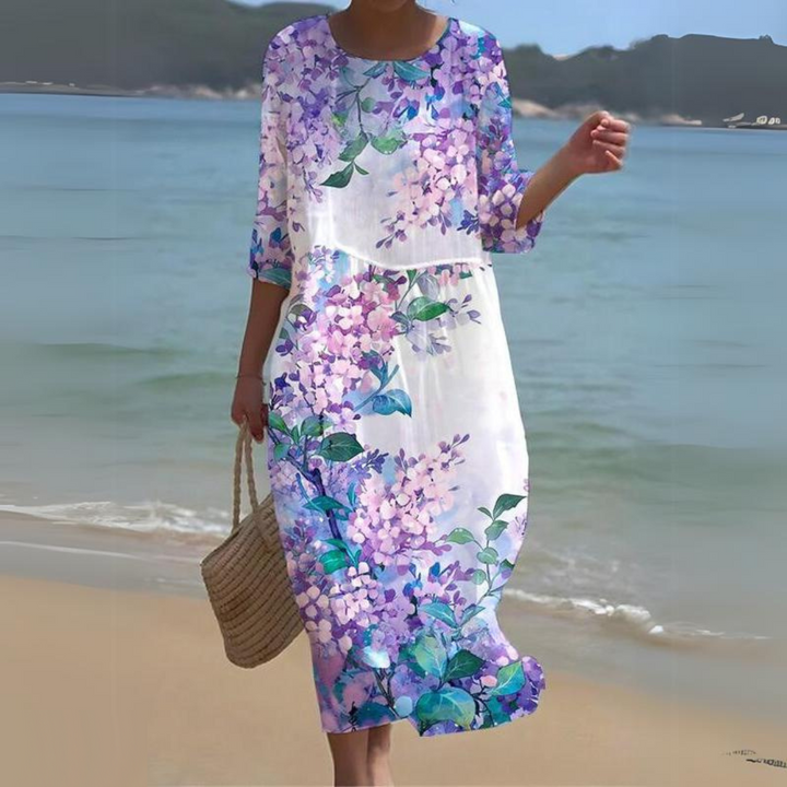Emily | Timeless Floral Print Flowy Summer Dresses