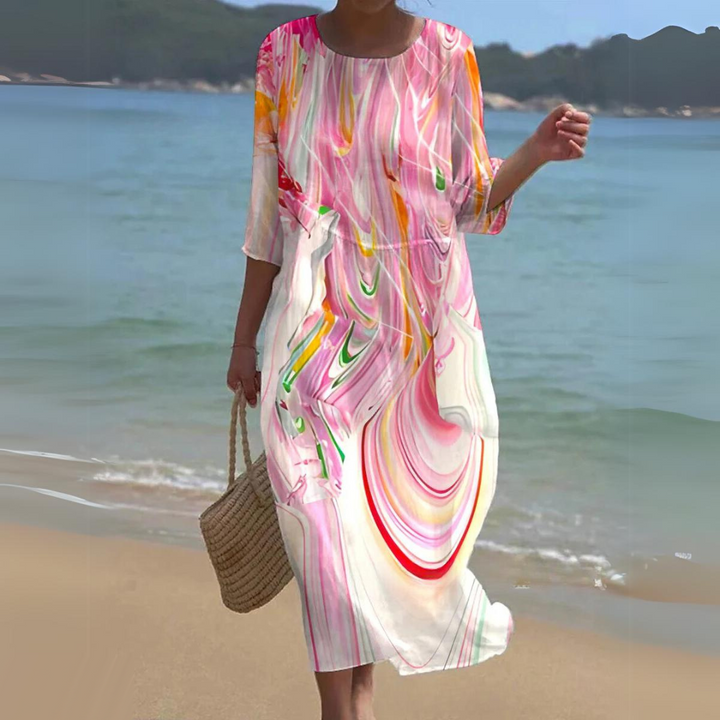 Emily | Timeless Floral Print Flowy Summer Dresses