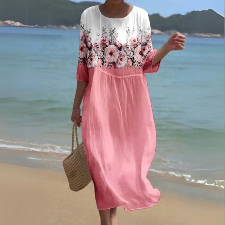 Emily | Timeless Floral Print Flowy Summer Dresses