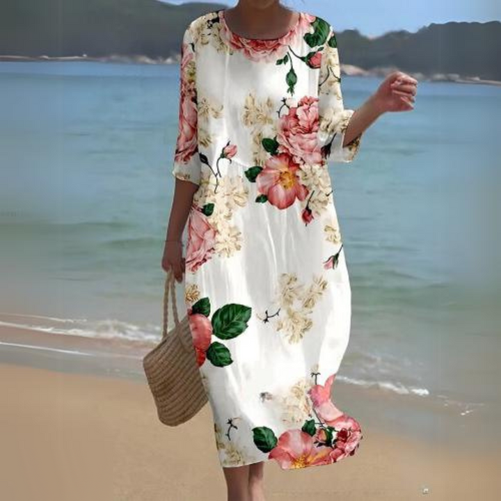 Emily | Timeless Floral Print Flowy Summer Dresses
