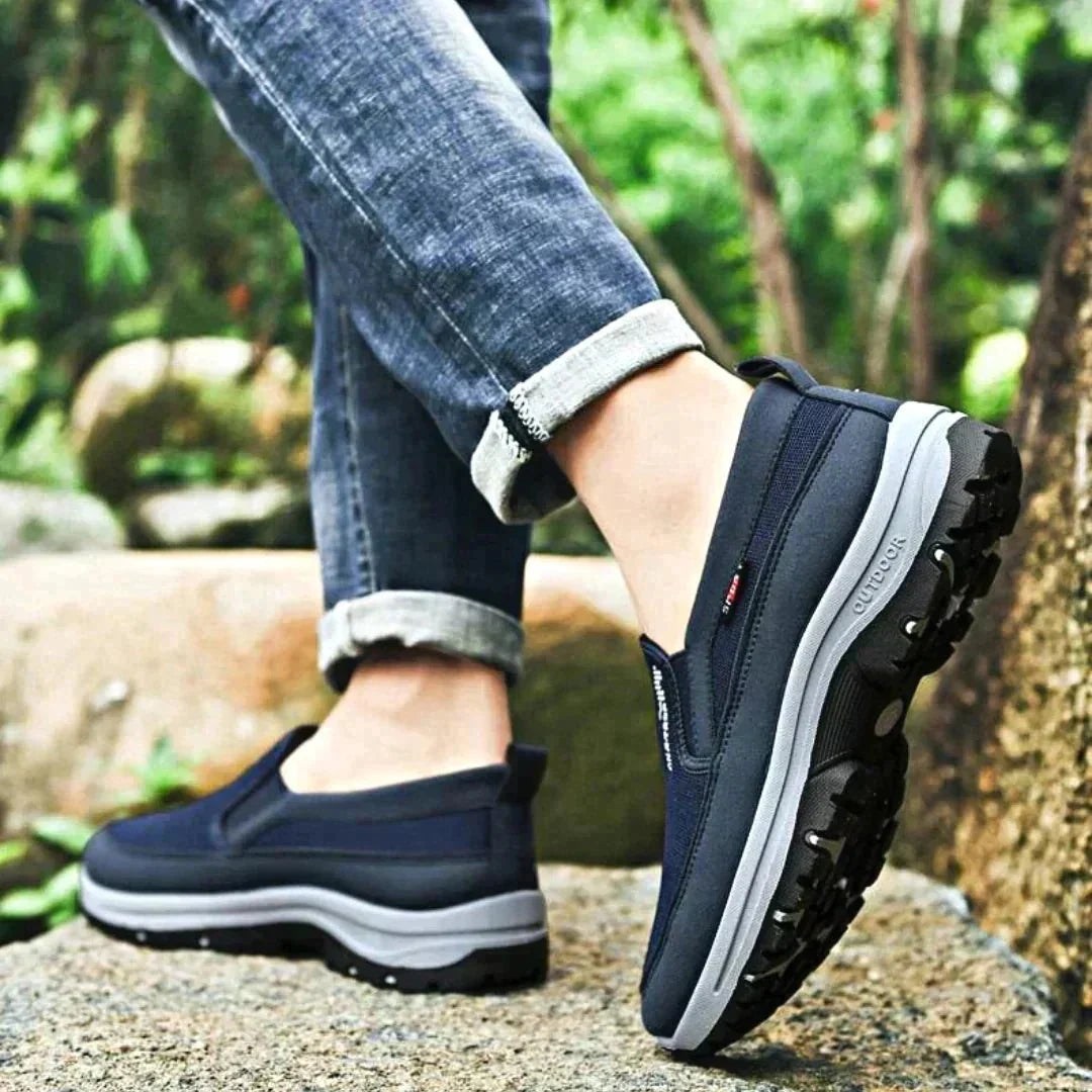 Ethan | Stylish Slip-On Orthopedic Shoes with Ribbed Sole