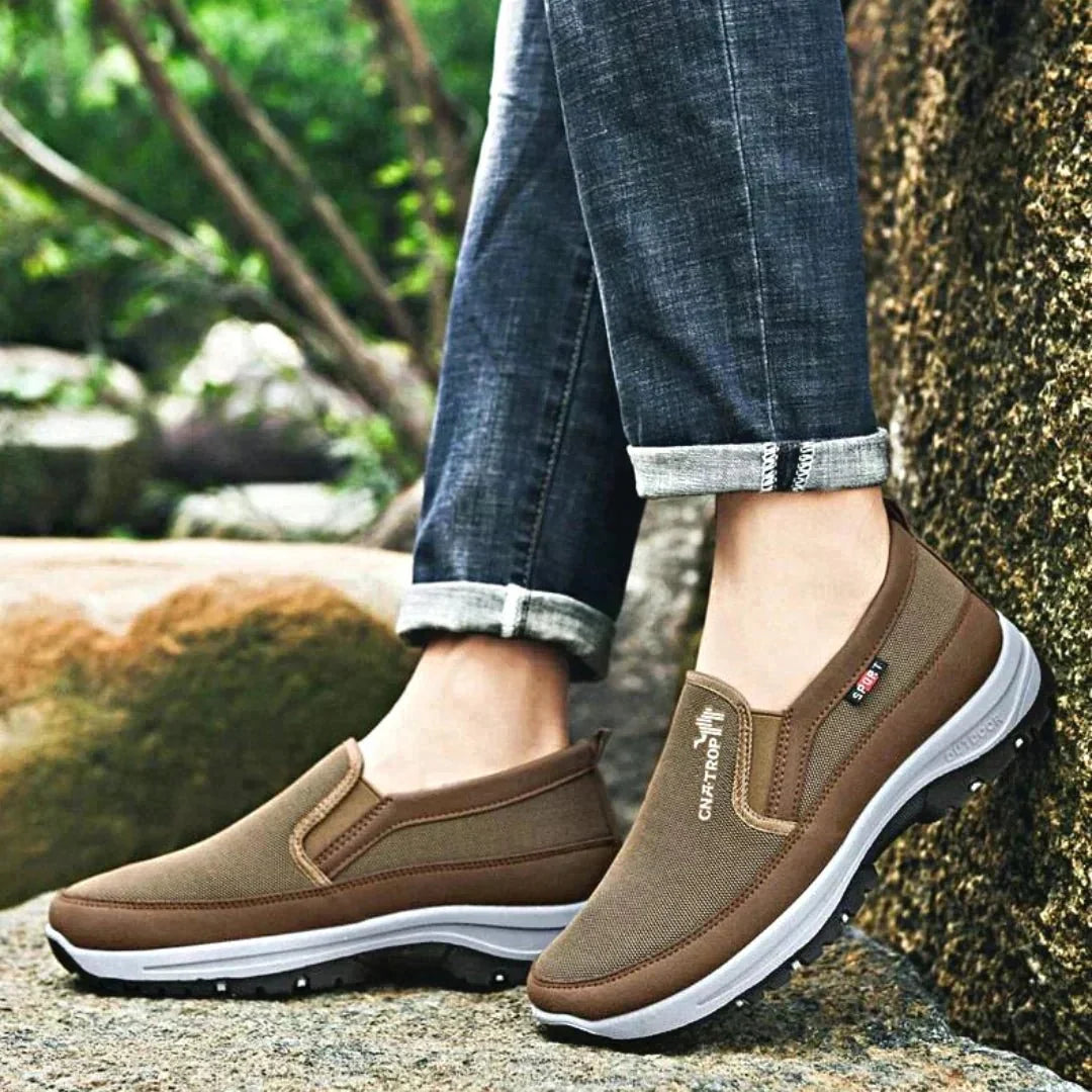 Ethan | Stylish Slip-On Orthopedic Shoes with Ribbed Sole