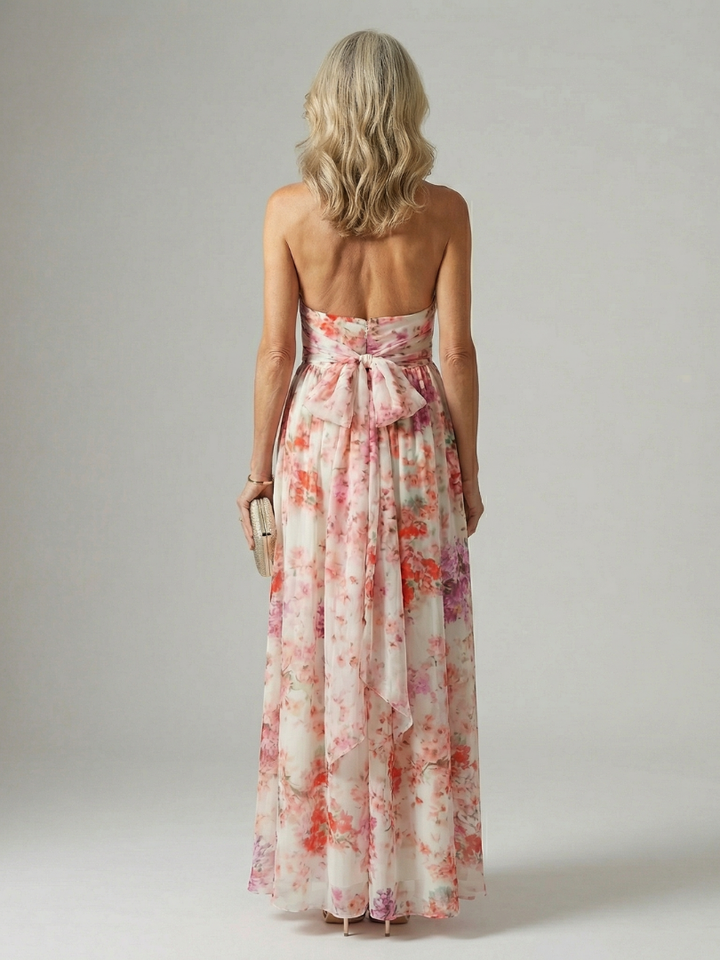 Eva | Stylish Floral Halter Neck Maxi Summer Dresses