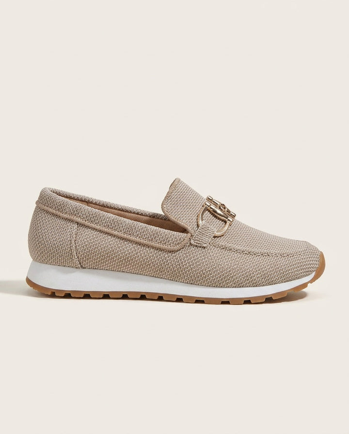Eva | Timeless Cushioned Orthopedic Shoes with Woven Buckle Detail