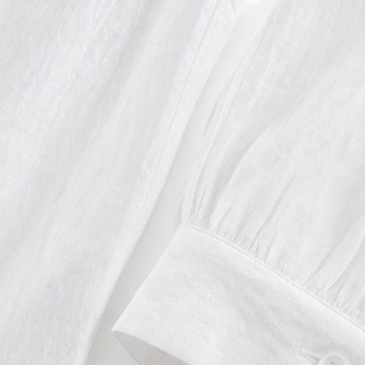 Evelyn | Effortless Pintuck Button-Front Midi Dress