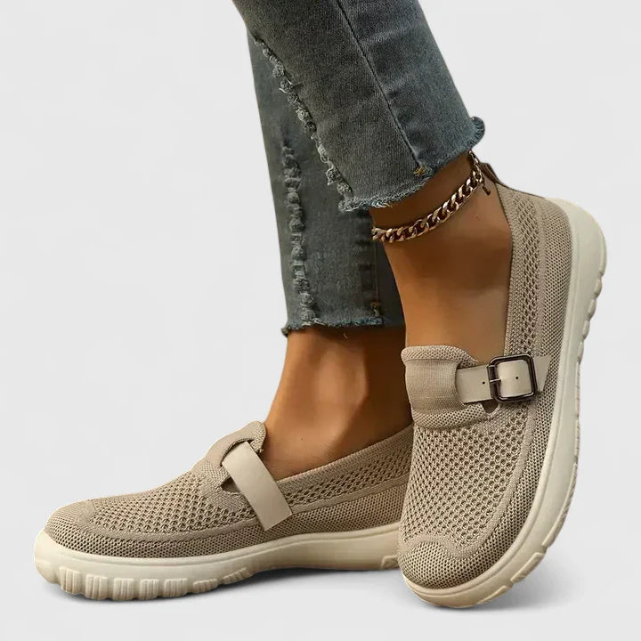 Florence | Stylish Supportive Orthopedic Loafers with Buckle Detail