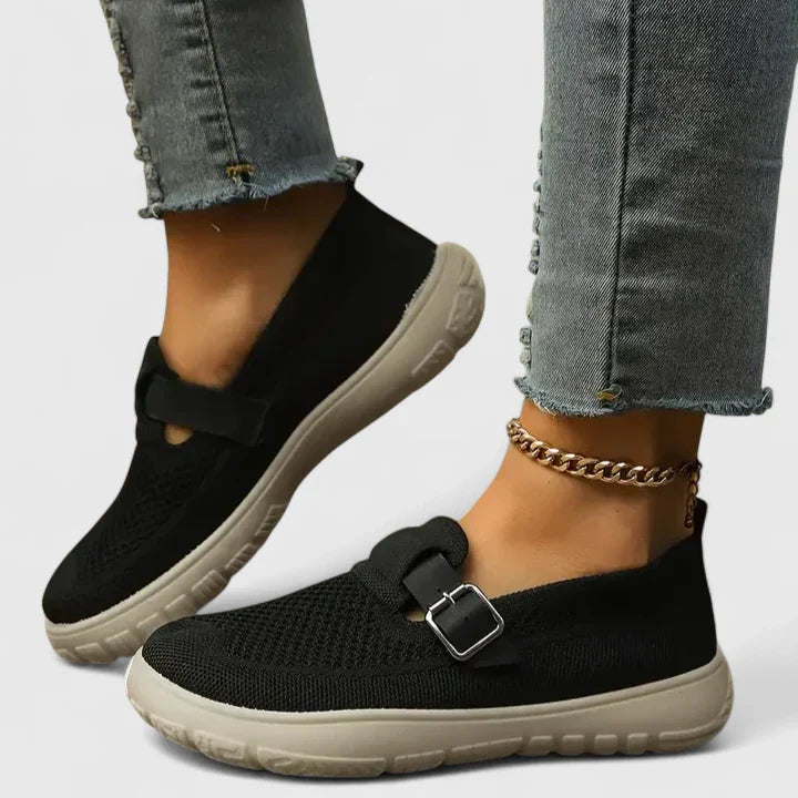 Florence | Stylish Supportive Orthopedic Loafers with Buckle Detail