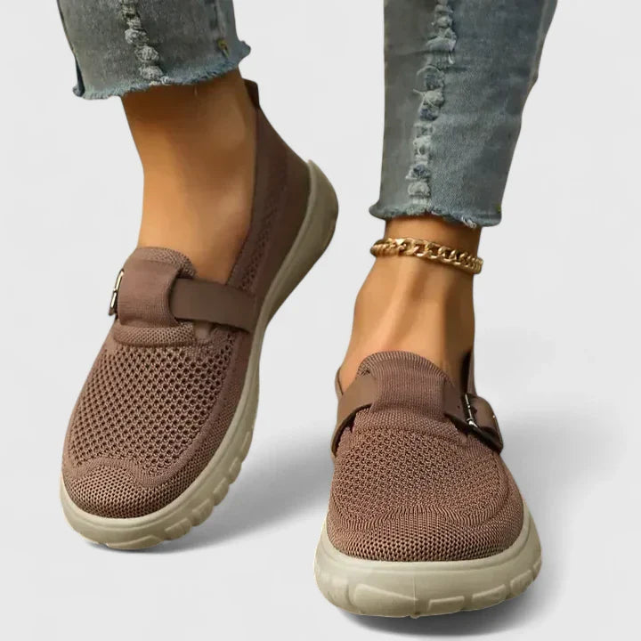 Florence | Stylish Supportive Orthopedic Loafers with Buckle Detail