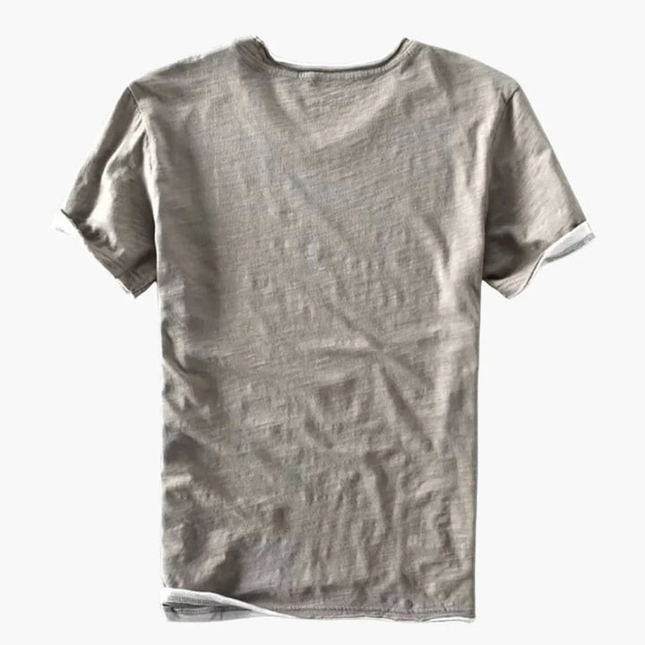 Flynn | Classic Ringer Mens T Shirt with Contrast Trim