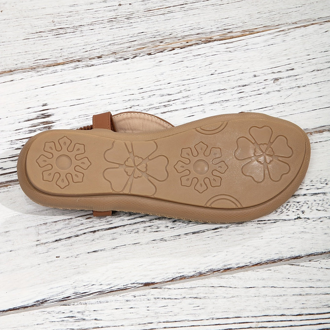 Freya | Cosy Beaded Boho Flat Sandals