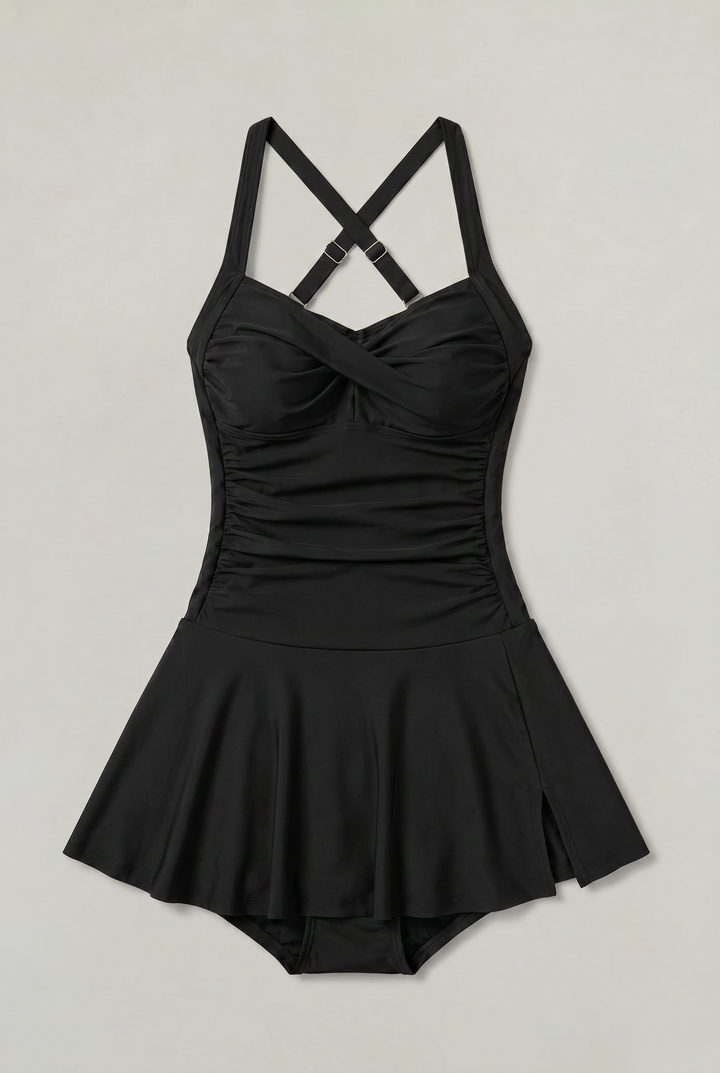 Freya | Refined Sweetheart Skirted One Piece Swimsuit