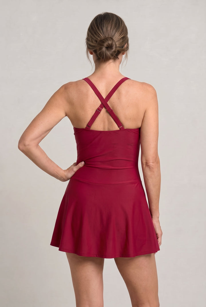 Freya | Refined Sweetheart Skirted One Piece Swimsuit