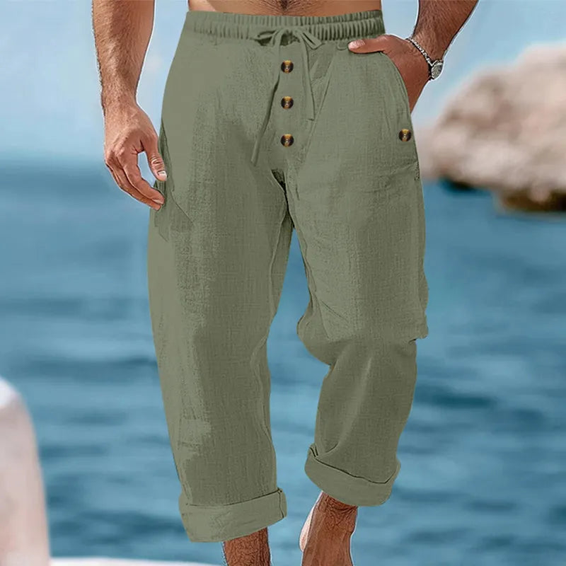 George | Effortless Drawstring Linen Cargo Pants