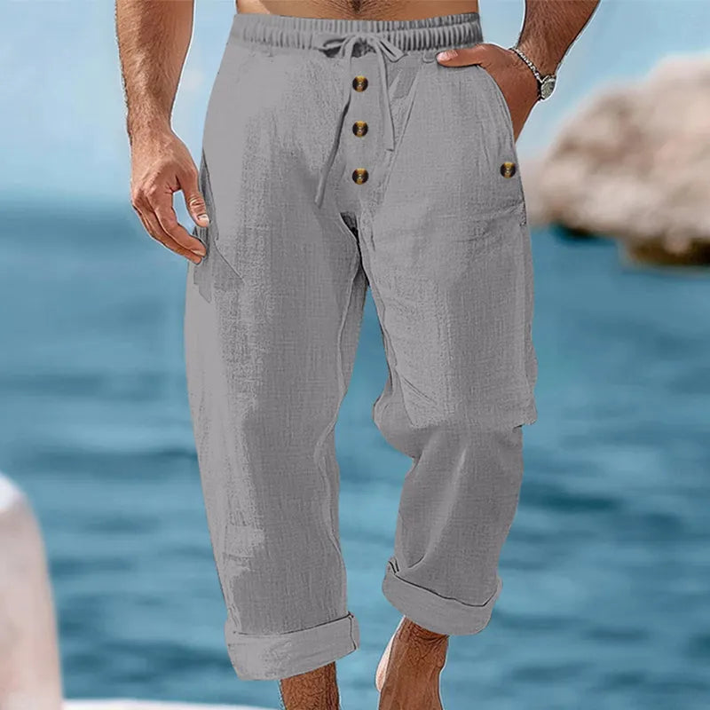 George | Effortless Drawstring Linen Cargo Pants