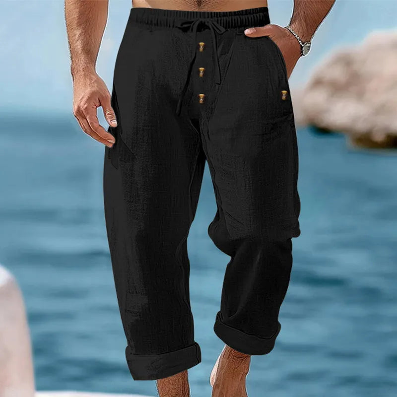 George | Effortless Drawstring Linen Cargo Pants