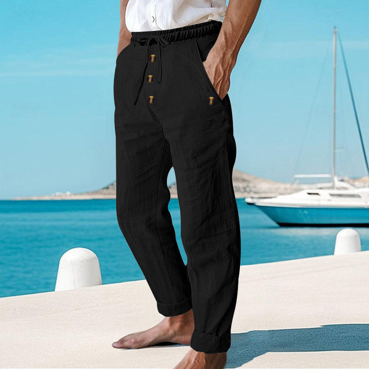 George | Effortless Drawstring Linen Cargo Pants