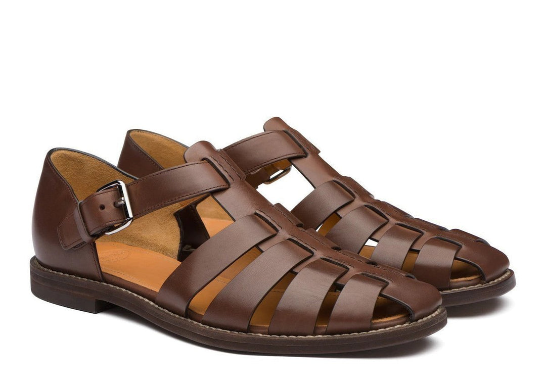 Georgia | Sophisticated Buckle Strap Gladiator Flat Sandals