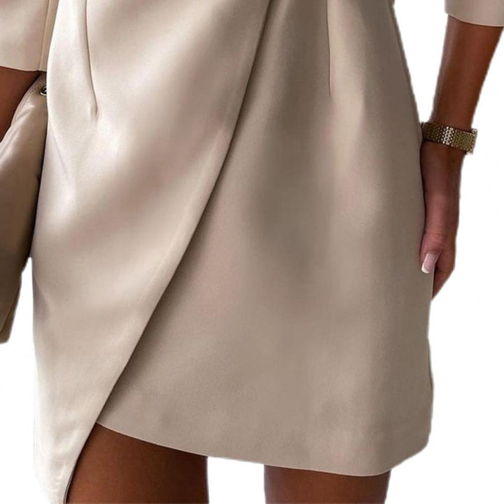 Grace | Stylish Blazer Wrap Cocktail Dress with Belted Waist