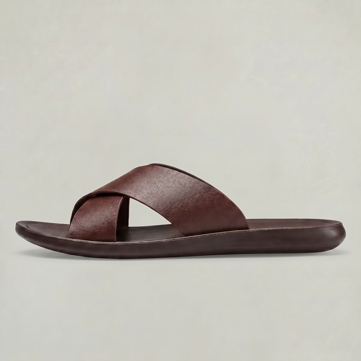 Harry | Relaxed Cross Strap Men Slides Sandals