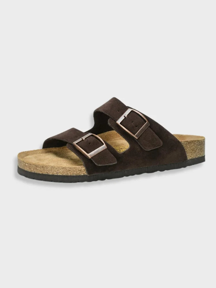 Harvey | Double Buckle Mens Sandals
