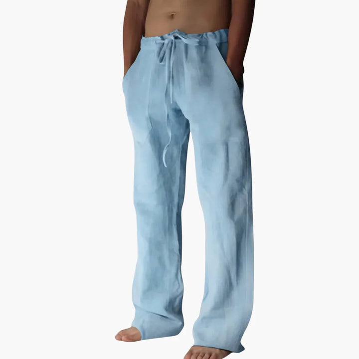 Henry | Graceful Relaxed Drawstring Linen Pants