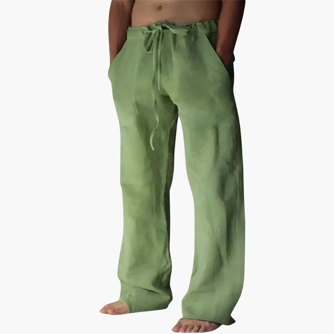 Henry | Graceful Relaxed Drawstring Linen Pants
