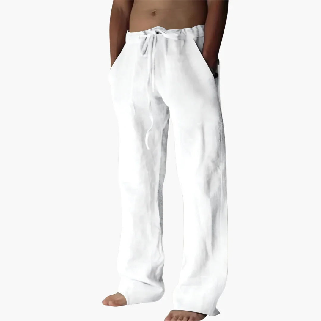 Henry | Graceful Relaxed Drawstring Linen Pants