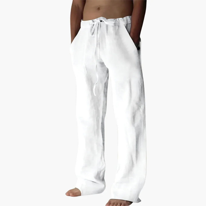 Henry | Graceful Relaxed Drawstring Linen Pants