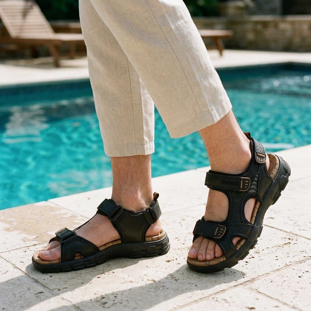 Hudson | Effortless Orthopedic Shoes Sandals with Adjustable Straps