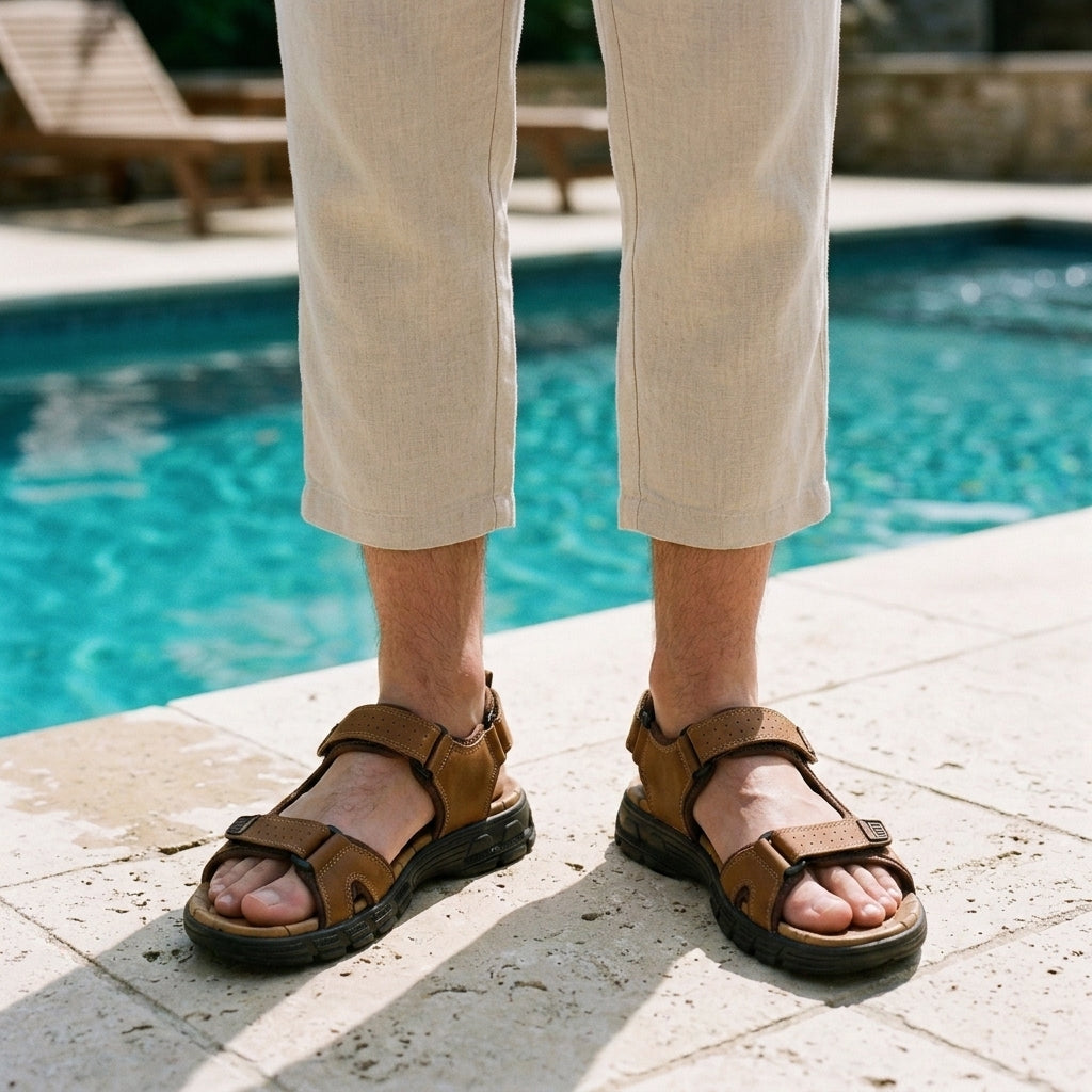 Hudson | Effortless Orthopedic Shoes Sandals with Adjustable Straps