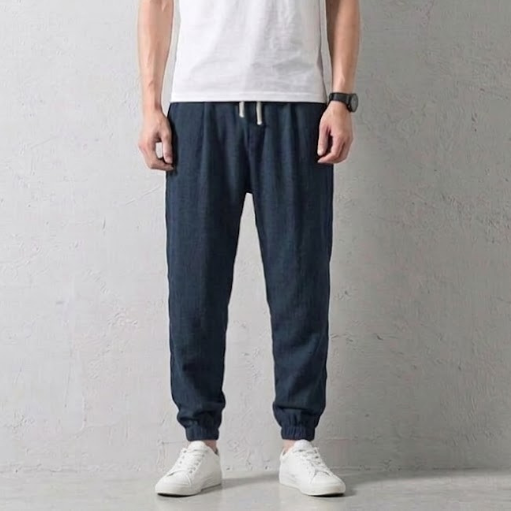 Hunter | Timeless Linen Pants with Tapered Jogger Fit