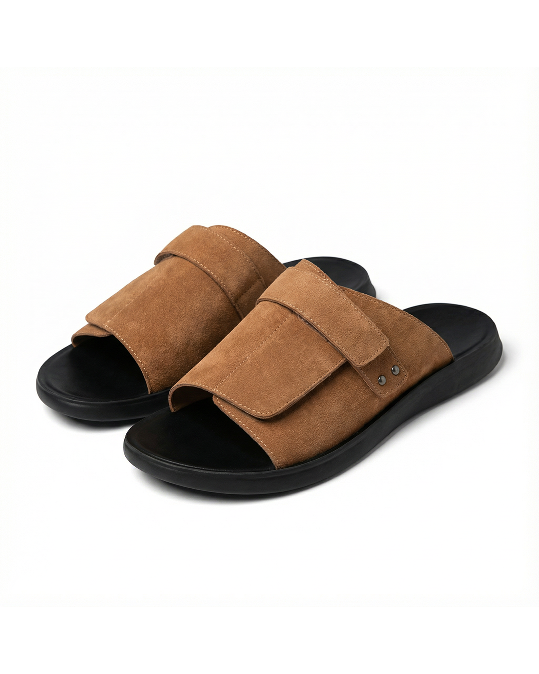 Isaac | Refined Adjustable Strap Men Slides Sandals