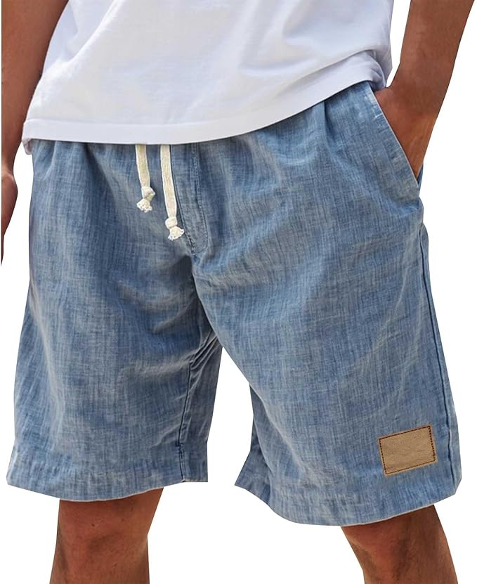 Isaac | Timeless Relaxed Linen Shorts with Drawstring Waist