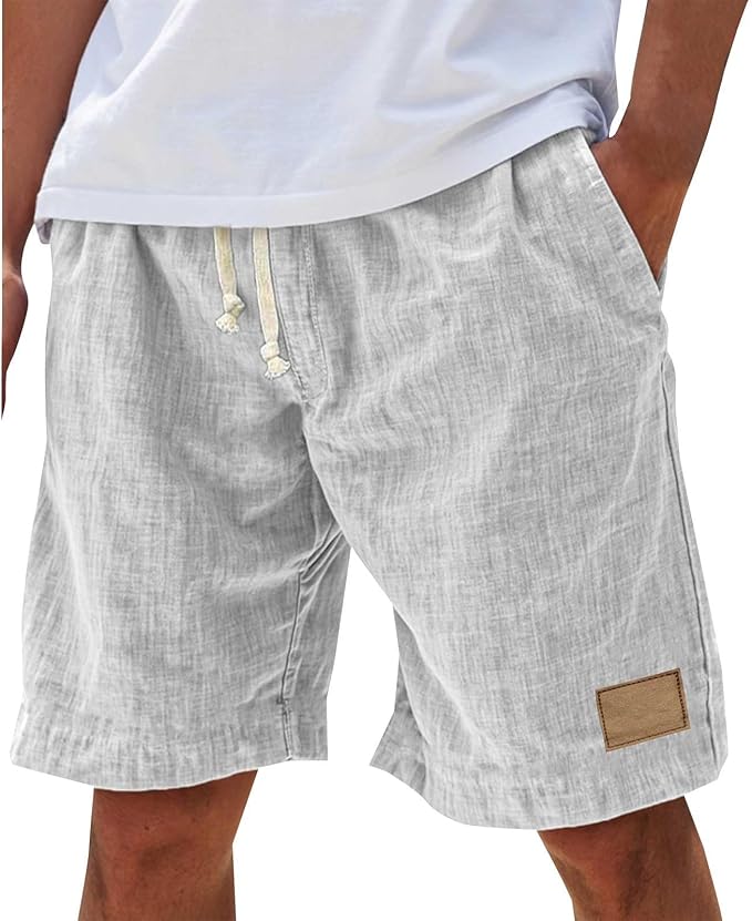 Isaac | Timeless Relaxed Linen Shorts with Drawstring Waist