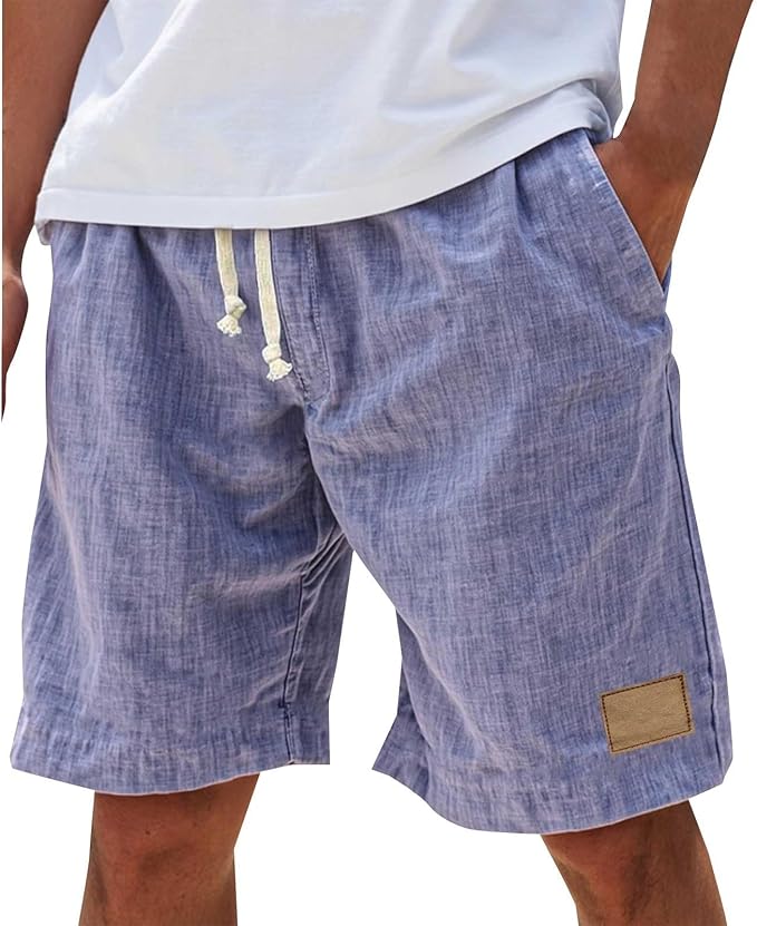 Isaac | Timeless Relaxed Linen Shorts with Drawstring Waist