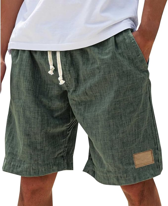 Isaac | Timeless Relaxed Linen Shorts with Drawstring Waist