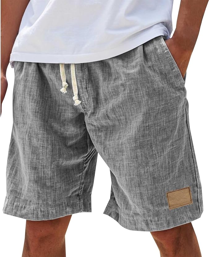 Isaac | Timeless Relaxed Linen Shorts with Drawstring Waist